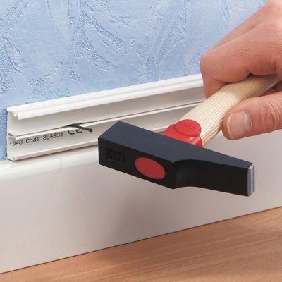 Moulure marron 12 x 20 mm avec séparation longueur 2,10 m TEHALIT