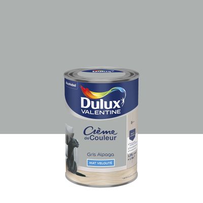 Peinture crème de couleur Gris Alpaga Mat 1,25 L - DULUX VALENTINE