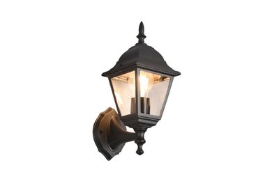 Applique extérieur montante E27 Livenza noir IP44 60W - TRIO