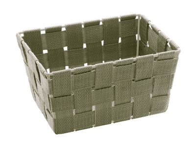Corbeille rectangle taupe