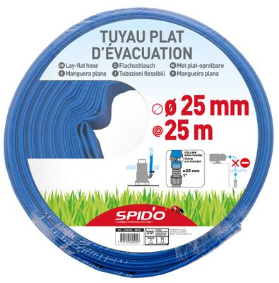 Tuyau Plat LG 25M Diam 25MM