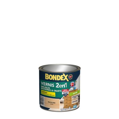 Vernis Bois Incolore Satin 0,25L - BONDEX