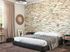 Parement mural intérieur/extérieur pierre naturelle jaune 36 x 10 cm paquet de 0,47 m² ELYSSA TRADING