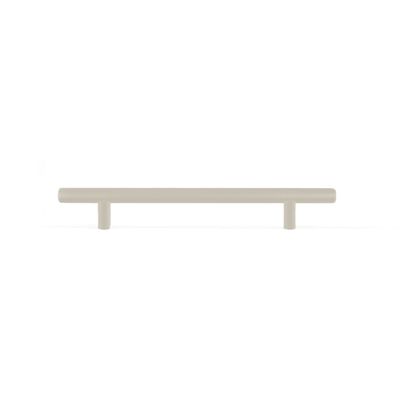 Poignée de meuble cylindrique inox greige mat entraxe 128 mm par 4 REI