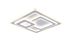 Plafonnier LED carré Mita blanc 9250 lumens blanc variable CCT - TRIO