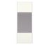 Porte de placard Miroir et Blanc Nacré Structuré Profil blanc H 248,5 x L 92,2 cm YNGENIO