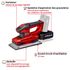 Ponceuse vibrante 150 W TE-OS 18/230 li solo EINHELL