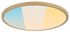 Plafonnier salle de bains LED Atria Shine Ø 40cm effet bois IP44 2800 lumens blanc variable CCT - PAULMANN