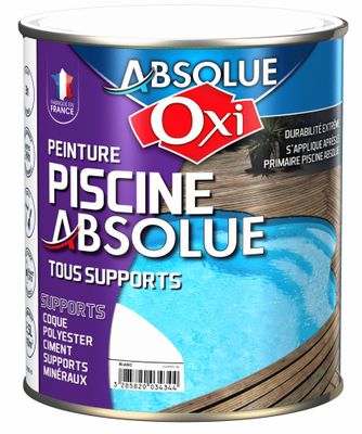 Peinture spéciale piscine et bassin Absolue velours blanc 2.5 l - OXI