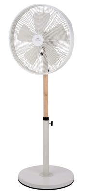 Ventilateur sur pied blanc Ø 40 cm 50 W - DOMAIR