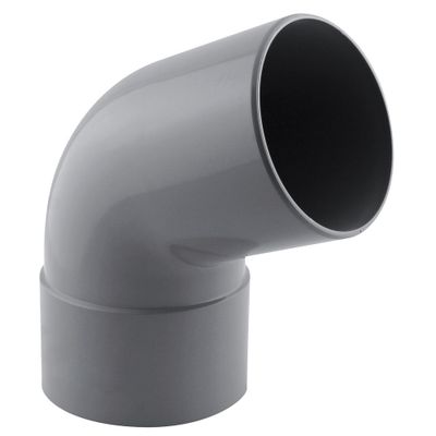 Coude PVC évacuation 67° mâle/femelle Ø125 - FITT