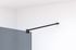 Barre de fixation murale 120 cm horizontale noire pour paroi de douche - OCEA