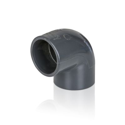 Coude PVC 90° à coller Ø 50mm PN16 - filtration de piscine GRE