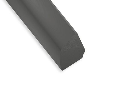 Profilé 1/4 rond PVC anthracite 12 x 12 mm 2,60 m CQFD