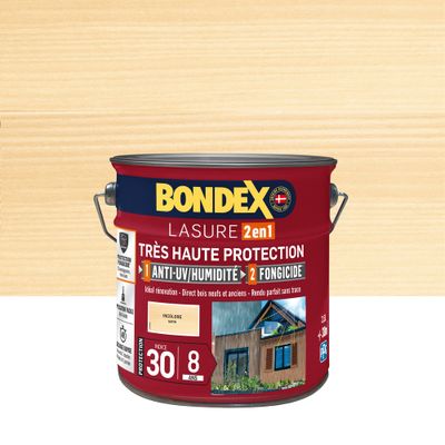 Lasure très haute protection 8 ans incolore 2,5 L - BONDEX