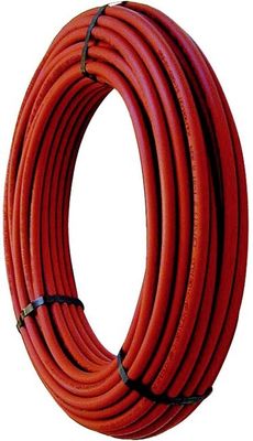 Tube PER nu rouge diamètre 13/16 mm longueur 15 m SOMATHERM