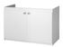 Meuble sous évier 2 portes 120 x 82 x 57 cm panneau de particules blanc - BCD