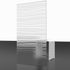 Paroi de douche à l'italienne avec déflecteur 90+30x190 cm profilé chrome verre sérigraphié mistral 5 mm NewStyle - SCHULTE