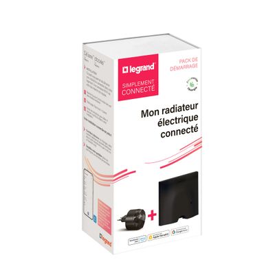 Pack de démarrage chauffage connecté Noir - Céliane with Netatmo LEGRAND