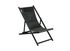 Chaise de jardin pliante LENA chilienne aluminium graphite chevron, Livraison à domicile incluse - PROLOISIRS