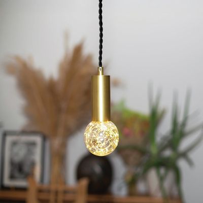 Câble électrique tissu torsadé noir 3m - TIBELEC