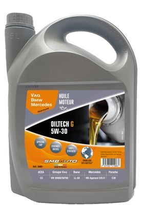 Huile moteur WW/BMW/MB 5W30 5 L - SMB