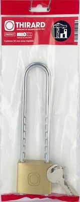 Cadenas à clé anse réglable largeur 50 mm THIRARD
