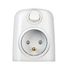 Réglette TALASSO avec tube S19 LED + prise + interrupteur 6W 525 lumens IP21 4000K - ARIC