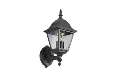 Applique extérieur montante E27 Livenza noir IP44 60W - TRIO