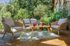 Tapis 120x180 cm vert blanc motif feuilles JARDILINE