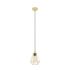 Suspension laiton doré et noir E27 60W Ø17,5 cm TARBES - EGLO