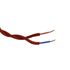 Câble électrique tissu torsadé rouge 3m -TIBELEC