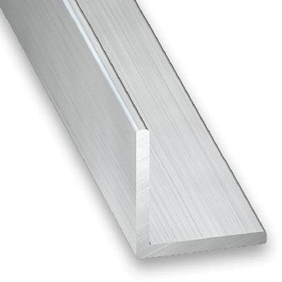 Cornière inégale aluminium brut 40 x 20 x 1,5mm 1m CQFD