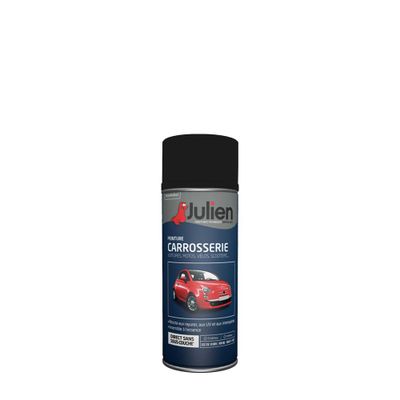 PEINTURE AEROSOL CARROSERIE NOIR OBSIDIENNE PEARL 400ML  JULIEN