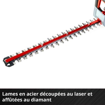 Taille haie à batterie 36 V lame 61 cm GE-CH 36/61 Li (2x4,0Ah) EINHELL