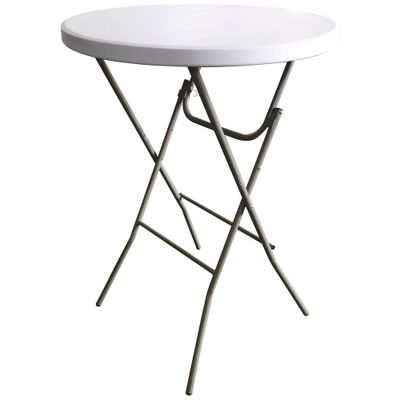Table mange debout blanc D90 cm x H110 cm - RONDY