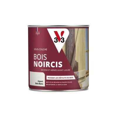 Sous- V33couche pour bois noircis incolore 0,5 L - V33