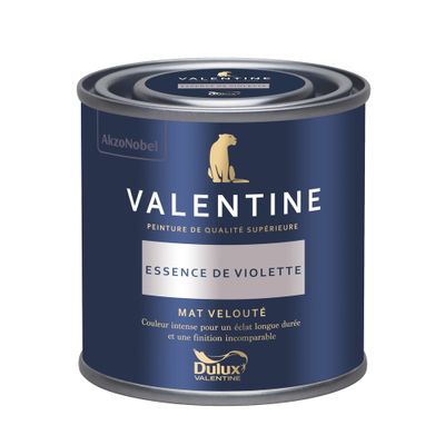 Peinture Valentine Mat Velouté Essence de Violette 125 mL - DULUX VALENTINE