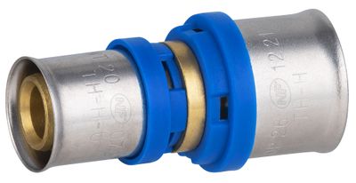 Jonction à sertir inégale Ø 16 Ø 20 pour tube multicouche - QUICK PLOMBERIE