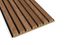Panneau décoratif MDF 3D Latt castle oak sur fond noir - Lot de 2 - 20 x 287 x 1250 mm - AJ TIMBER