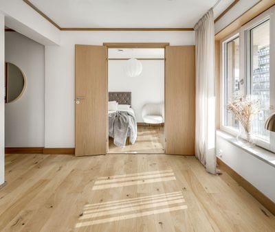 Parquet contrecollé chêne Iris flotté vernis ultra mat Ep.13 x l.151 x L.2000 mm - KAHRS