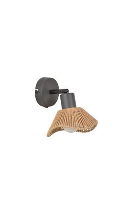 Spot E14 Sahara noir et corde 7W - COREP