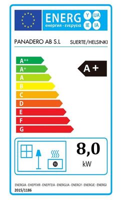 Poêle à bois 8 kW Suerte PANADERO