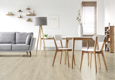 Lame PVC clipsable sous-couche intégrée effet bois marron CORREGIO ép 5,7 mm 22,9x1250 cm compatible pièce humide 2m²/pqt GERFLOR