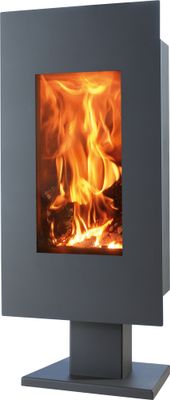 Poêle à bois sur pied 8 kW OSAKA 7 étoiles flammes vertes, Livraison à domicile incluse - PANADERO