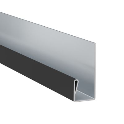 Profil de terminaison alu bardage Hardie Plank VL noir minuit - longueur 3000 mm - JAMES HARDIE