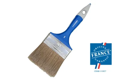 Pinceau plat bi-matière Spécial Lasure et traitement du bois largeur 80mm SAVY