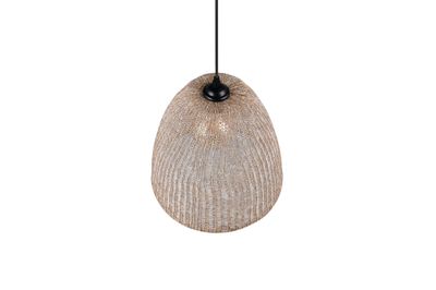 Suspension E27 Kibito tissu naturel 10W - TRIO