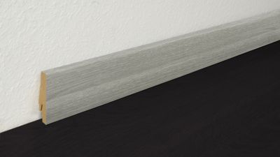Plinthe sol stratifié décor chêne gris Rockford 19x70x2400mm AJ TIMBER