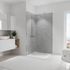 Panneaux muraux de douche 100+100x210 cm béton ciré DécoDesign Softtouch - SCHULTE